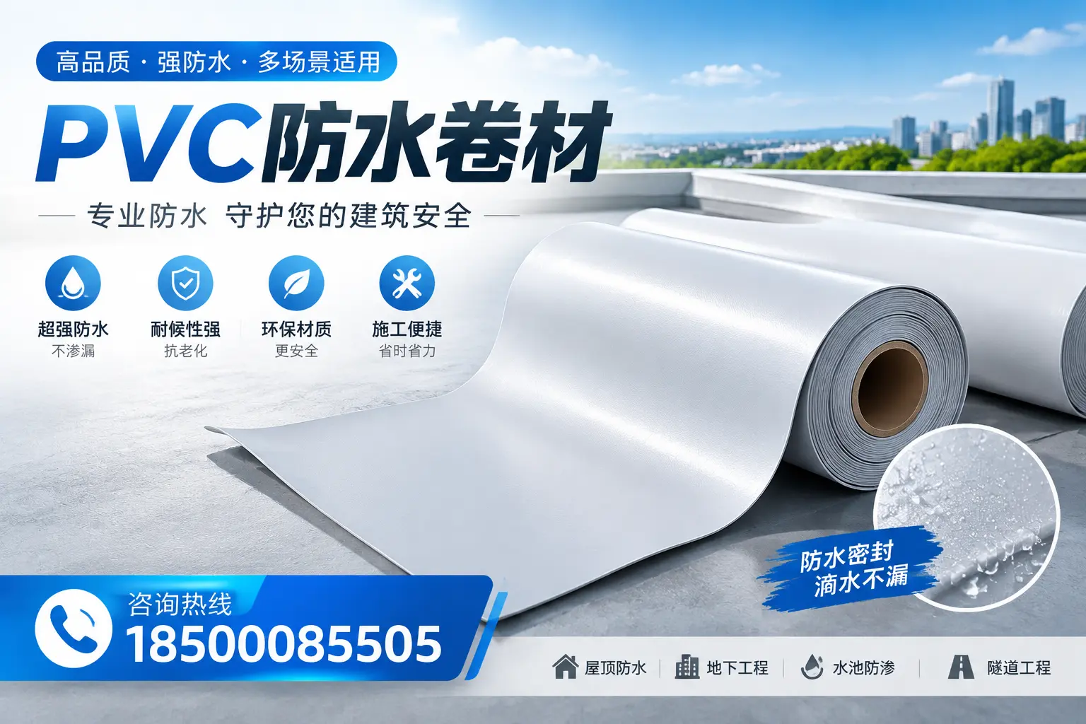 PVC防水卷材的市场竞争分析，玉树品牌选择参考